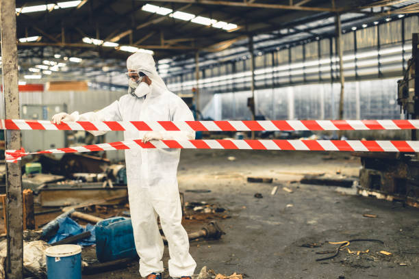Professional Biohazard technician working in North Falmouth, MA